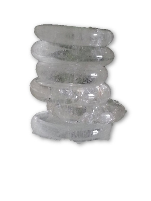 Clear Quartz Palm Stone Crystal 1 pc