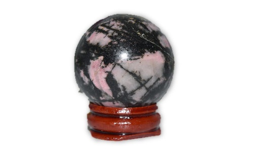 Rhodonite Crystal Sphere