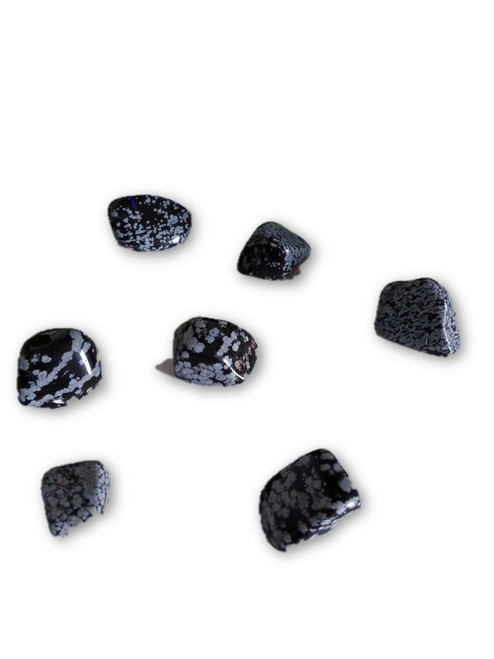 Snowflake Obsidian Crystal Tumbled 1 pc