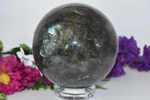 11.8 lb Labradorite Crystal Sphere