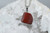Tumbled Red Jasper Crystal Pendant-