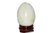 White and Green Jade Crystal Egg -  Crystal Egg with stand