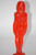 Red Woman Candle