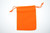 Orange Velvet Pouch 2 pc. - Crystal Carrying Bag, Bag, Pouch