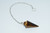 Yellow Tiger Eye Crystal Pendulum- Crystal Cluster