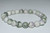 8mm Jade Crystal Bracelet Green White Purple