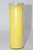 7 Day Yellow Plain Glass Candle- Spiritual, Altar Supplies