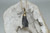 Raw Black Kyanite Crystal Pendant with Necklace GP-