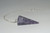 Lepidolite Crystal Faceted Pendulum