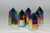 Blue Green Rainbow Angel Aura Quartz Crystal Point Crystal