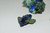 A+ Blue Azurite and Malachite Cluster Crystal - Crystal, Meditation, Glam Decor, Home Decor