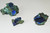 A+ Blue Azurite and Malachite Cluster Crystal - Crystal, Meditation, Glam Decor, Home Decor