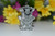 Orgone Silver Robot Mini Smiles 1 pc -Quartz Crystal, Pyrite, Blue Kyanite