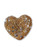 Yellow Mini Heart Orgone -Tibetan Quartz, Rose Quartz, Pyrite, Blue Kyanite-