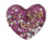 Purple Mini Heart Orgone -Tibetan Quartz, Rose Quartz, Pyrite, Blue Kyanite-