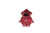 Orgone Red Robot Mini 1 pc -Quartz Crystal, Pyrite, Blue Kyanite
