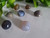 Gray Agate Crystal Tumbled 1 pc