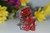 Orgone Red Tyrannosaurus Rex Dinosaur Mini 1 pc -Quartz Crystal, Pyrite, Blue Kyanite