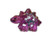 Orgone Purple Stegosaurus Dinosaur Mini 1 pc -Quartz Crystal, Pyrite, Blue Kyanite