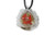 Blazing Orgone Pendant - Tibetan Quartz, Citrine, Red Coral