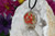 Blazing Orgone Pendant - Tibetan Quartz, Citrine, Red Coral