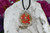 Blazing Orgone Pendant - Tibetan Quartz, Citrine, Red Coral