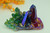 366g Multi Colored Angel Aura Cluster Green, Blue, & Red