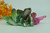 534g Multi Colored Angel Aura Cluster Pink & Green