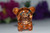 Orgone Orange Bear Mini 1 pc -Quartz Crystal, Pyrite, Blue Kyanite