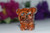 Orgone Orange Bear Mini 1 pc -Quartz Crystal, Pyrite, Blue Kyanite