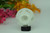 White Jade Crystal Puzzle Sphere with Stand