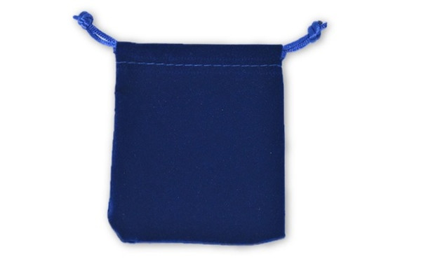 Navy Blue Velvet Pouch 2 pc- Crystal Carrying Bag, Bag, Pouch