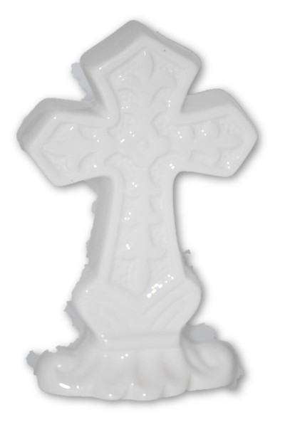 White Cross Statue Decor-  Spiritual, Altar Supplies