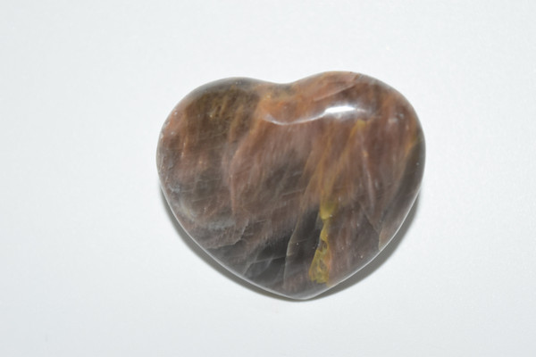 Black Moonstone Crystal Heart