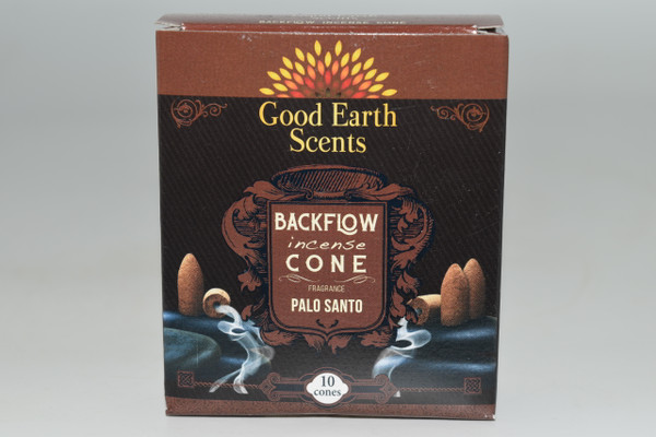 10pc Palo Santo Backflow Incense Cones - Good Earth Scents