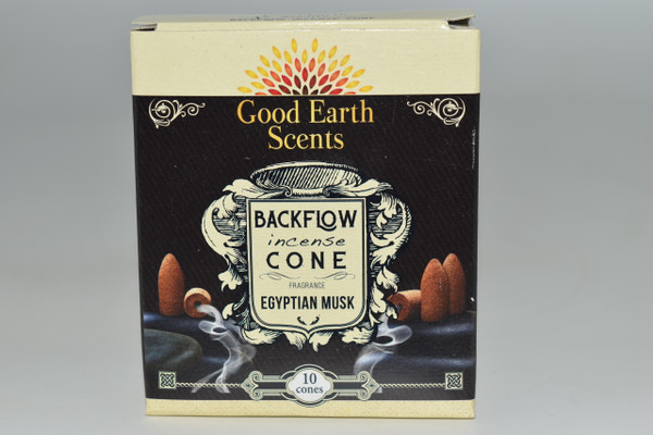 10pc Egyptian Musk Backflow Incense Cones - Good Earth Scents