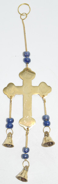 Brass Cross Wind Chime- Wind Chimes, Bells