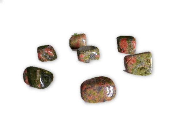 Unakite Crystal Tumbled 1 pc