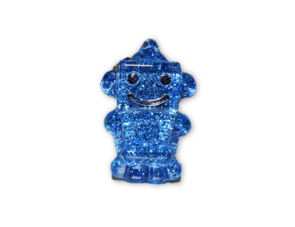 Orgone Blue Robot Mini Boy 1 pc -Quartz Crystal, Pyrite, Blue Kyanite