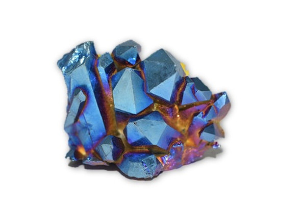 107g Rainbow Angel Aura Quartz Crystal Cluster