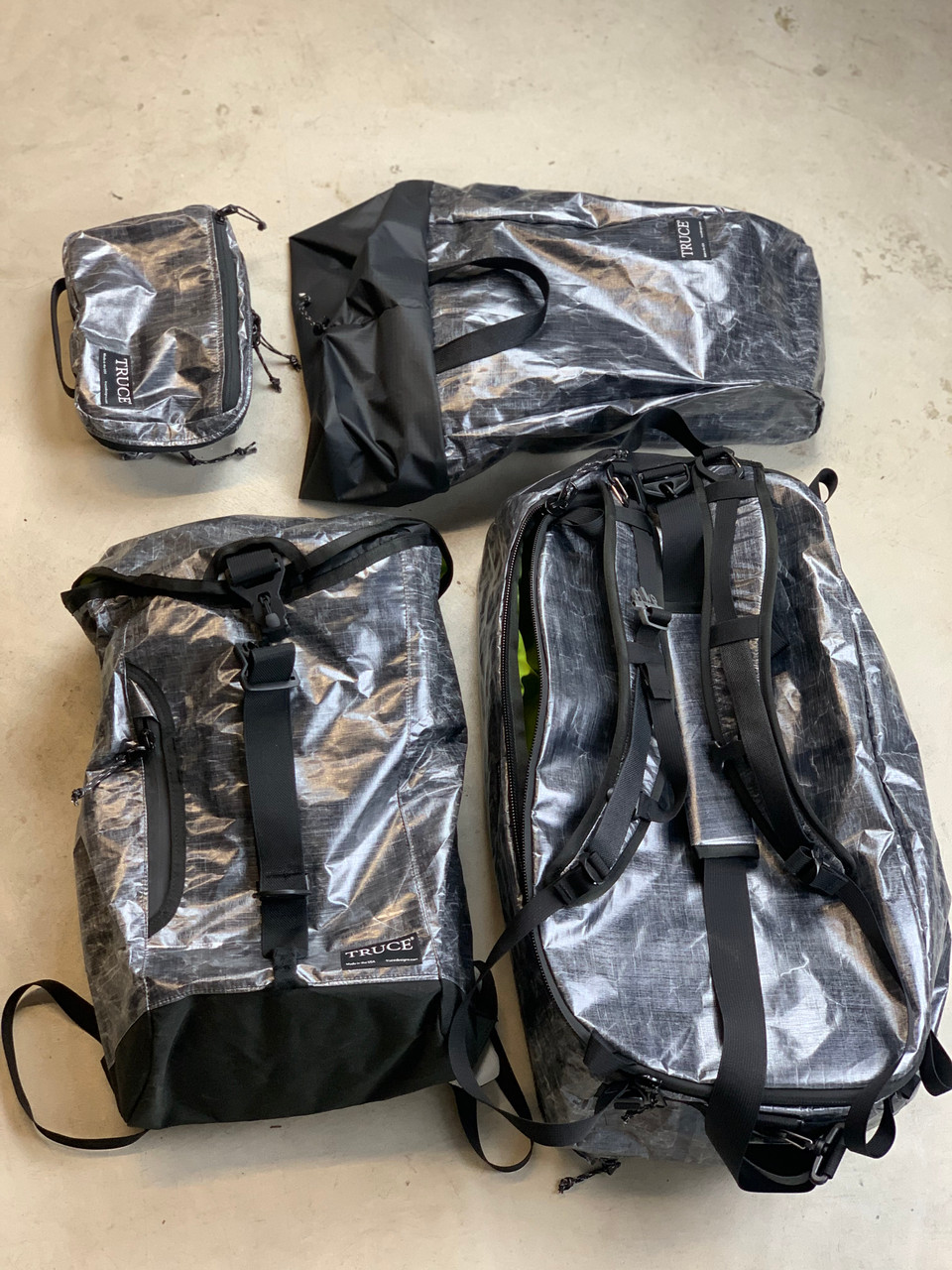 Travel Bag Set from Black Dyneema®