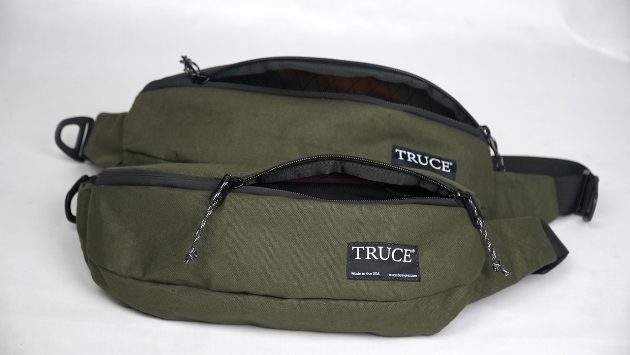 M Sling from Forest Green Cotton Duck VX
