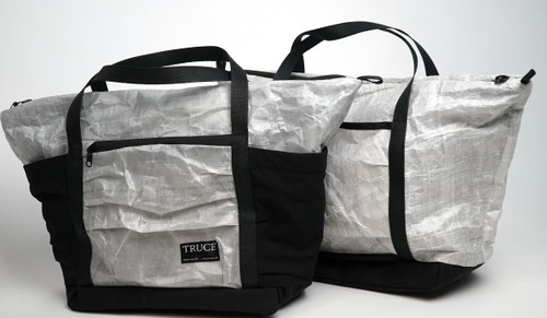 Drop Liner Totes - Grey DCF with Ultrastretch® pockets & Dyneema® Sailcloth