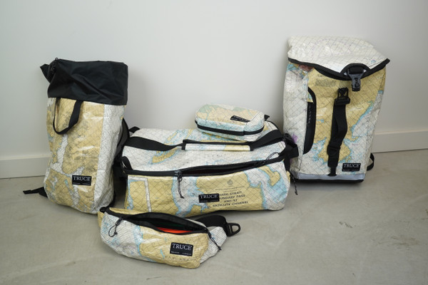 Travel Set from Laminated Vintage Nautical Charts #2