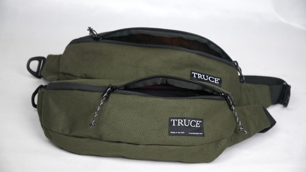 M Sling from Forest Green Cotton Duck VX