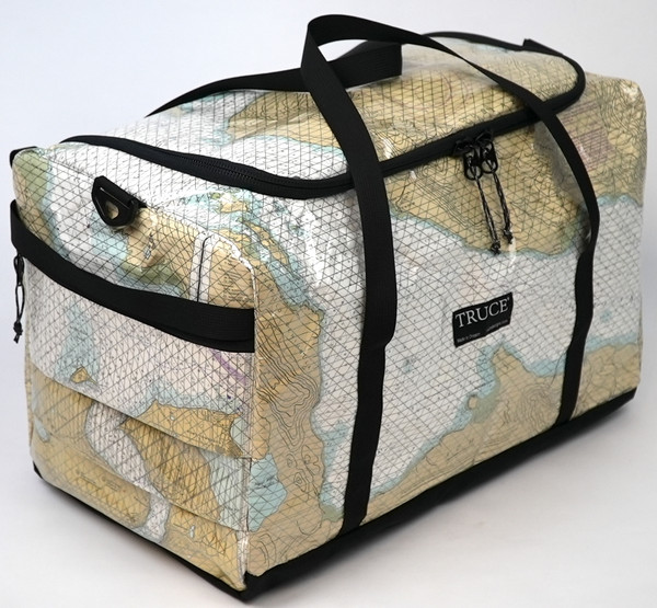 40L Uzip Duffle from Vintage Nautical Charts