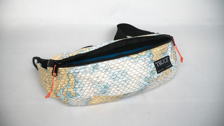 M Sling Bag from Vintage Nautical Charts #2