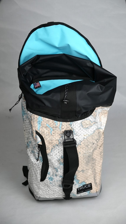 M Drop Liner Backpack from Vintage Nautical Charts 2