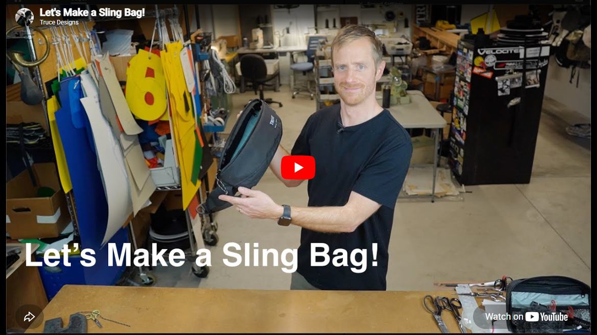 Making our Custom Ultralight Sling Bag from Dyneema, Kevlar, Cuben & More