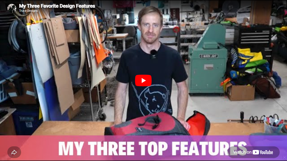 My Three Favorite Bag Design Features - Custom Ultralight Bags - Backpacks, Duffles, Sling Bags & More